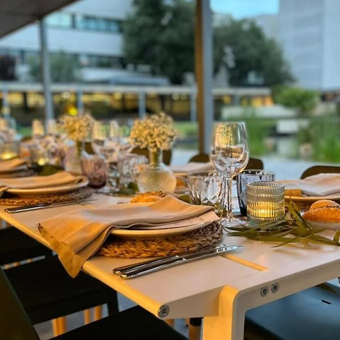 Dishes of food at Campus Belloch